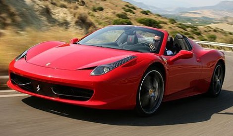 Noleggio Ferrari 458 Italia Spyder